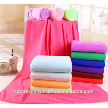 Plush Microfiber Bath Towels